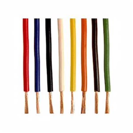 East Penn Primary Wire, Automotive; GPT, 10 AWG, 1C C, Red, PVC, Stranded, 60V, 100 ft. E6B-2508